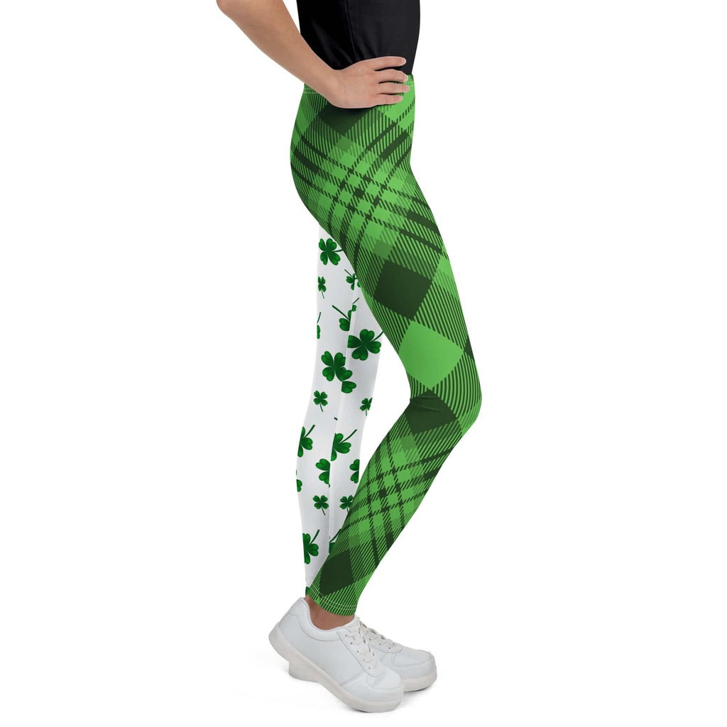 Shamrock & Tartan Youth Leggings