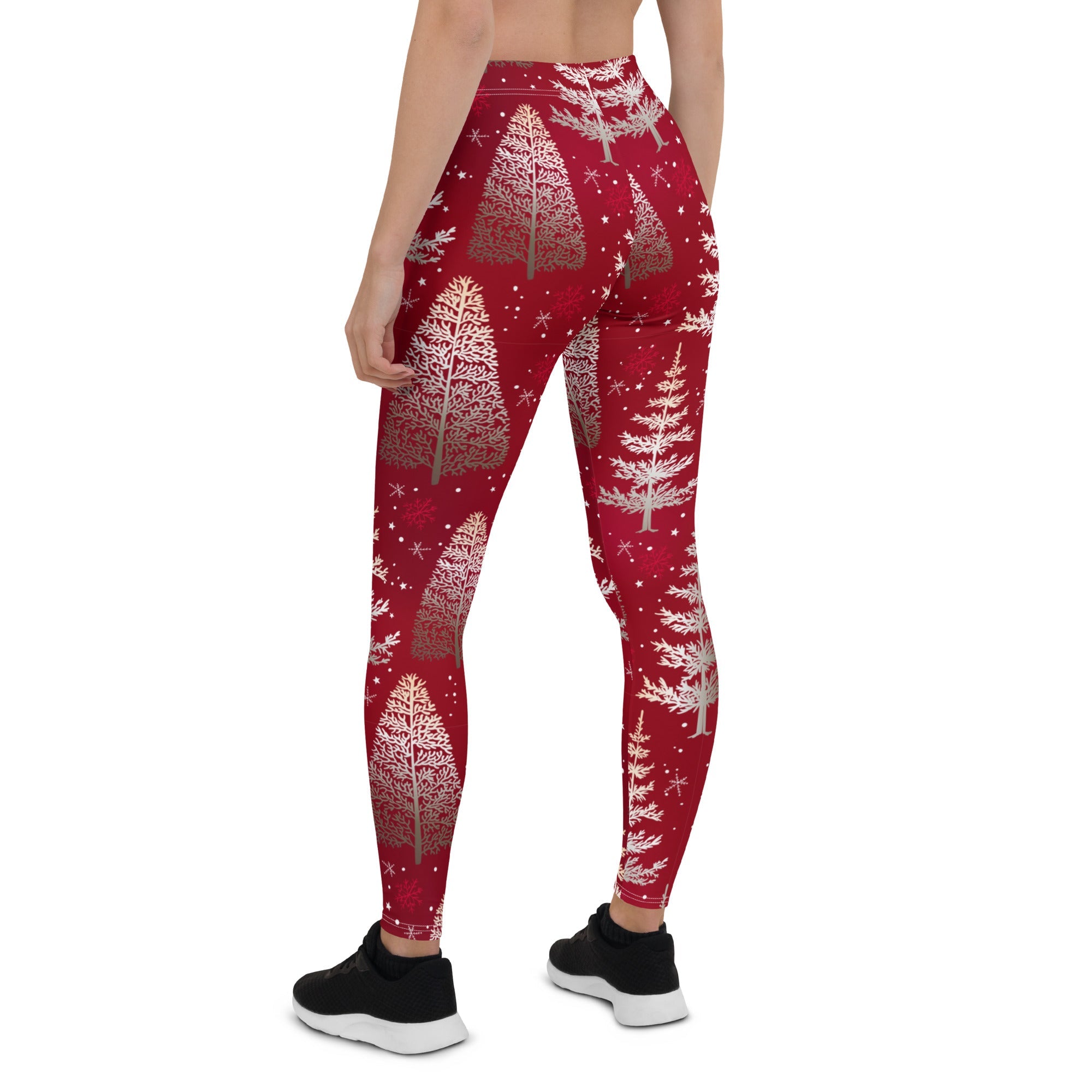 Silver Noel Pines Leggings