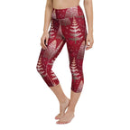 Silver Noel Pines Yoga Capris