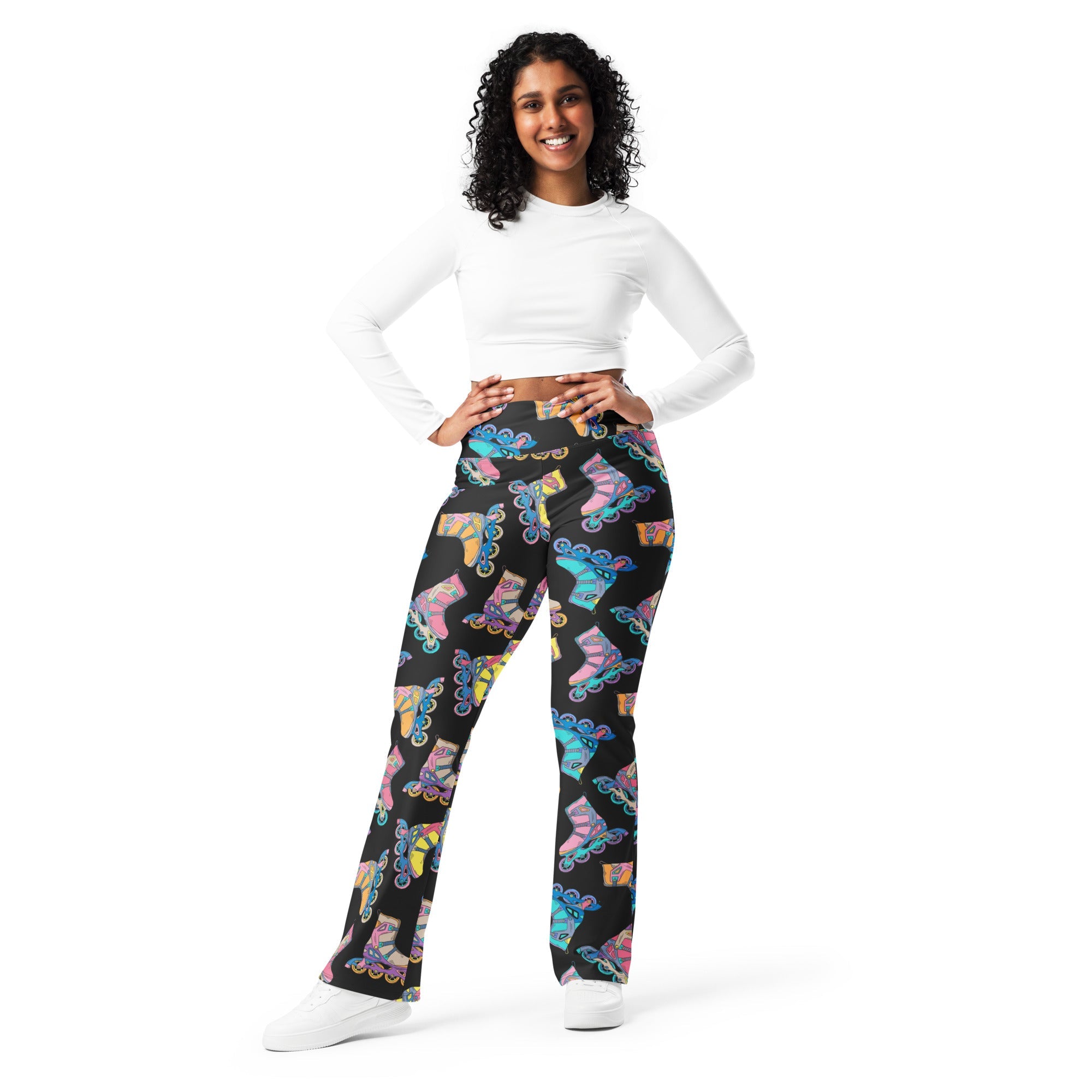 Skater's Groove Flare Leggings