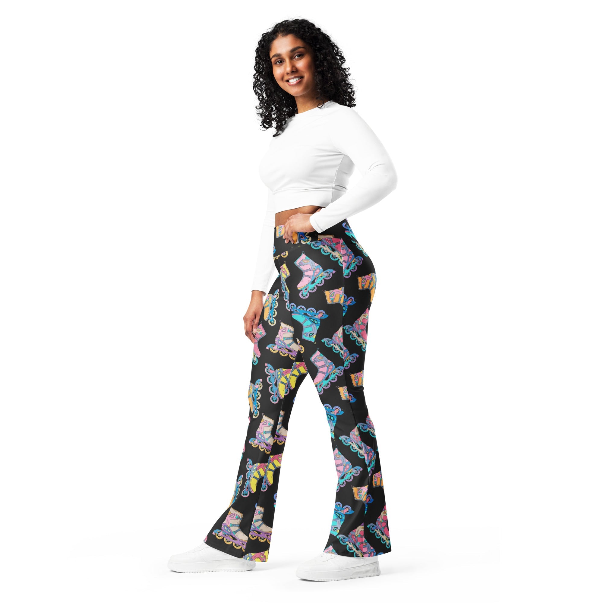 Skater's Groove Flare Leggings
