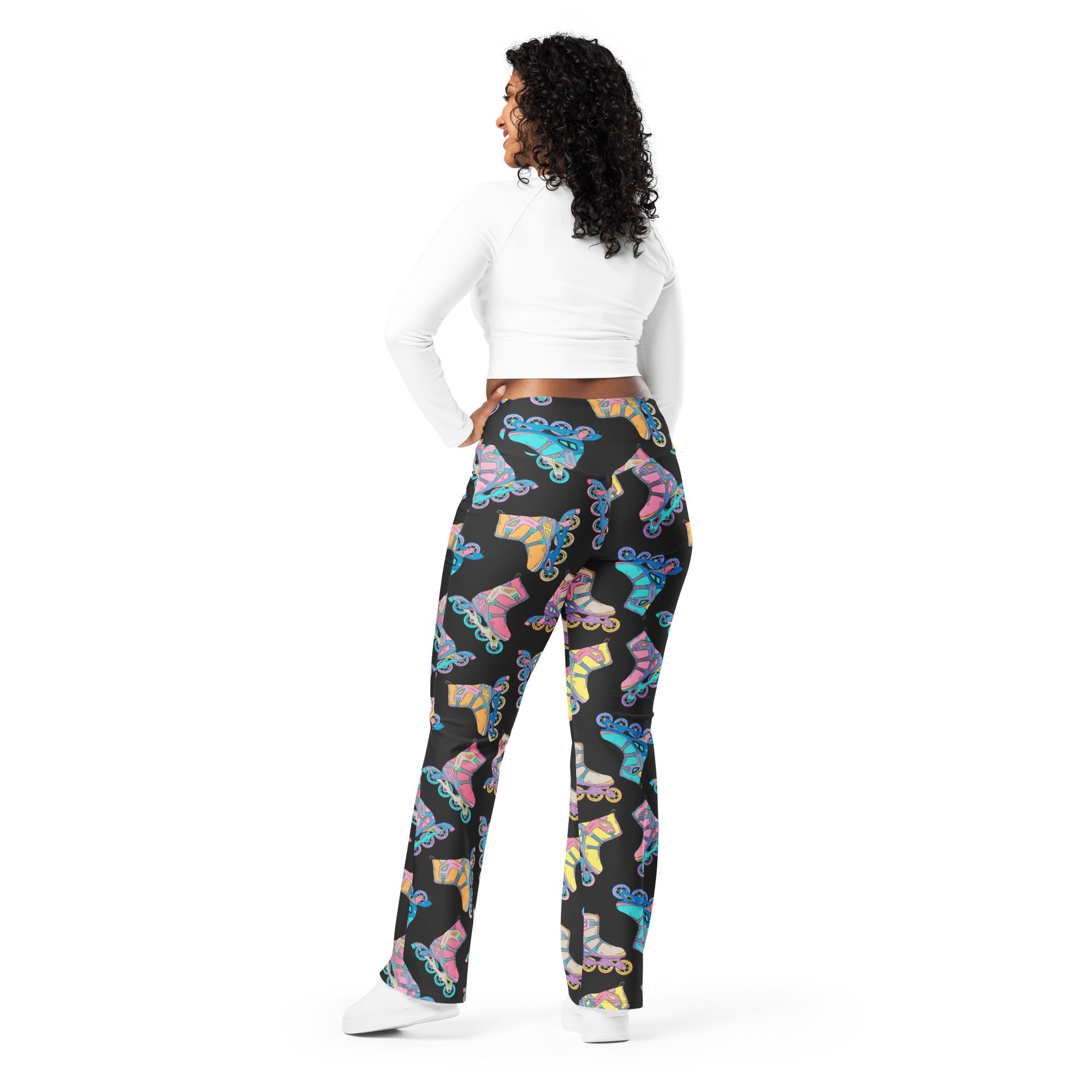 Skater's Groove Flare Leggings