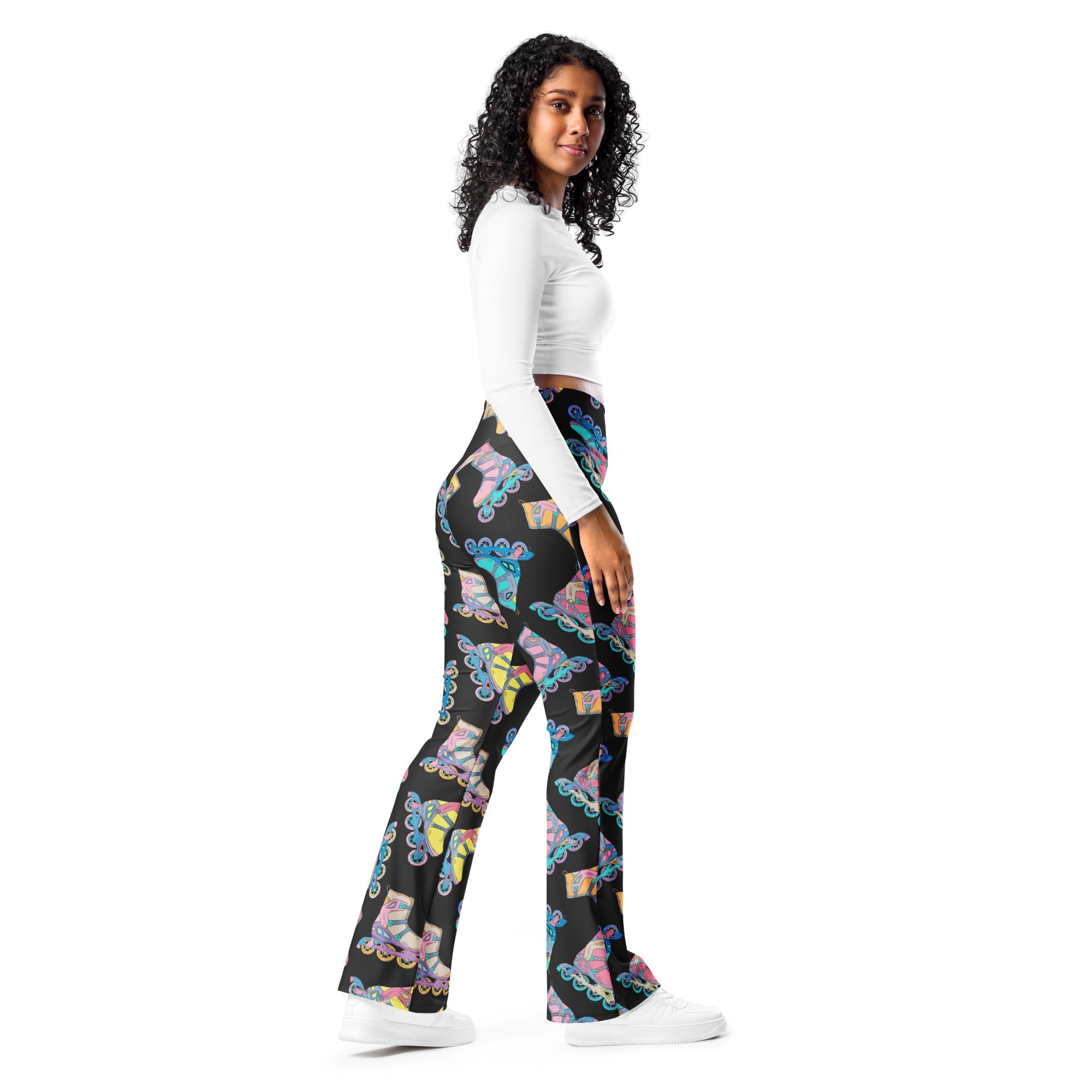 Skater's Groove Flare Leggings