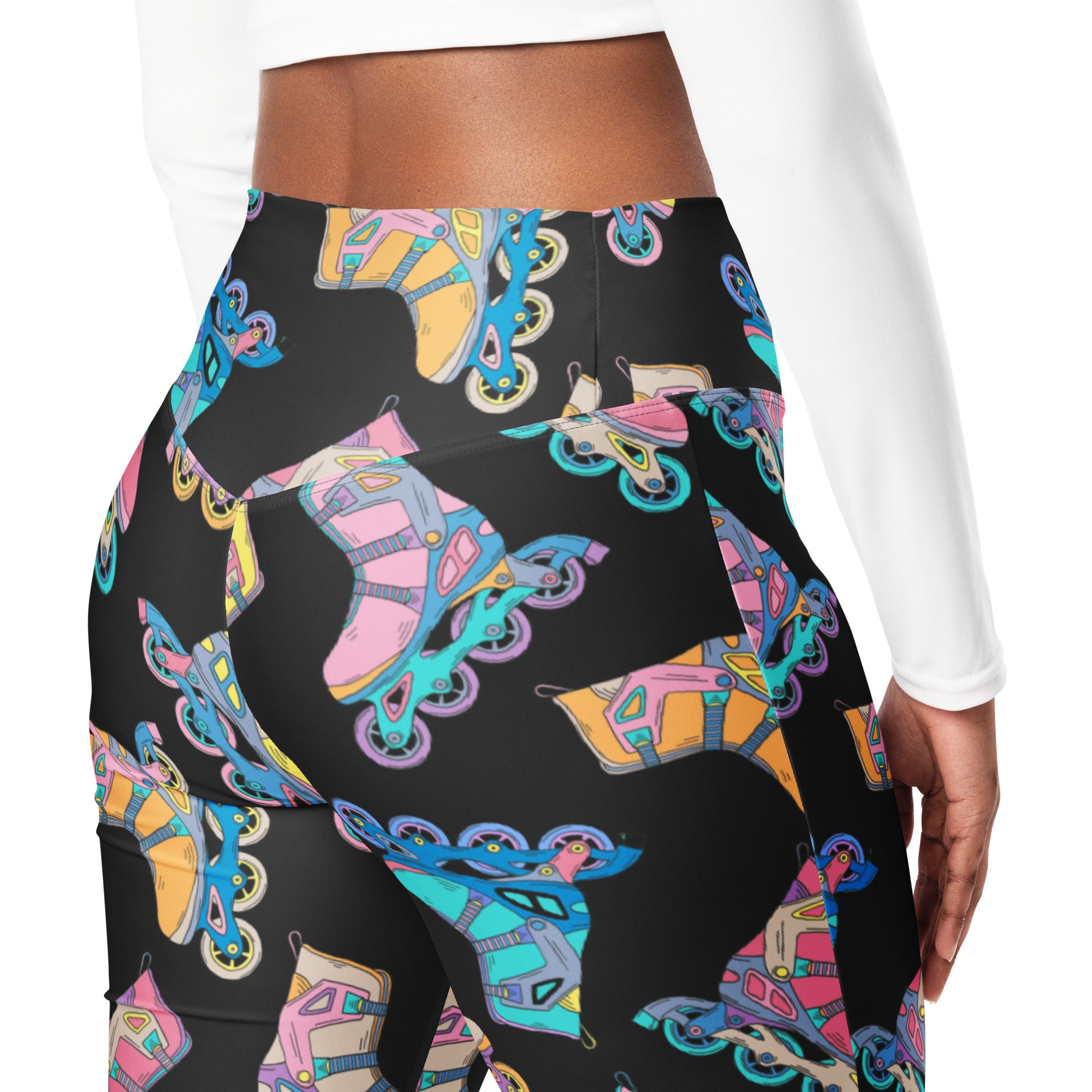 Skater's Groove Flare Leggings