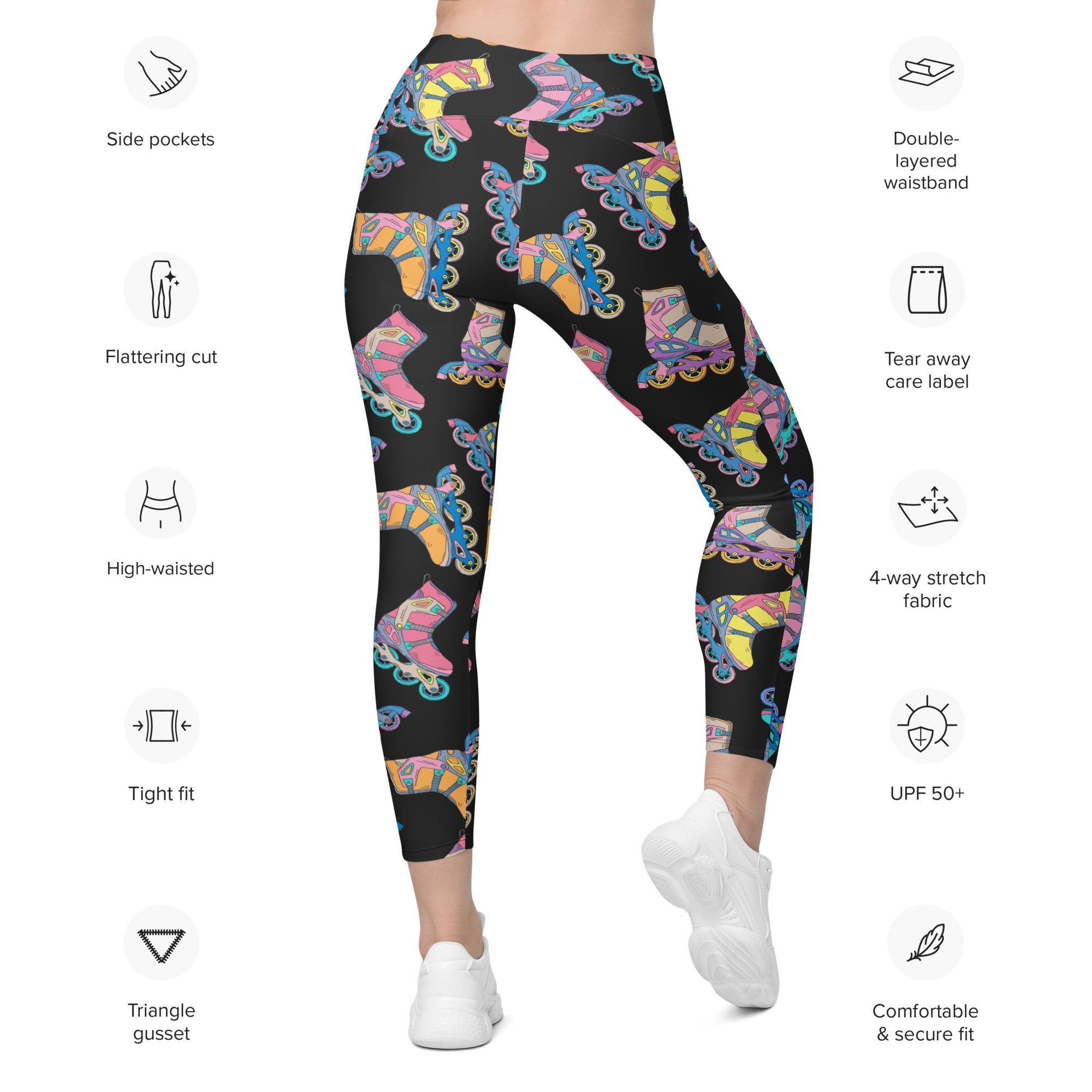Skater's Groove Leggings with Pockets