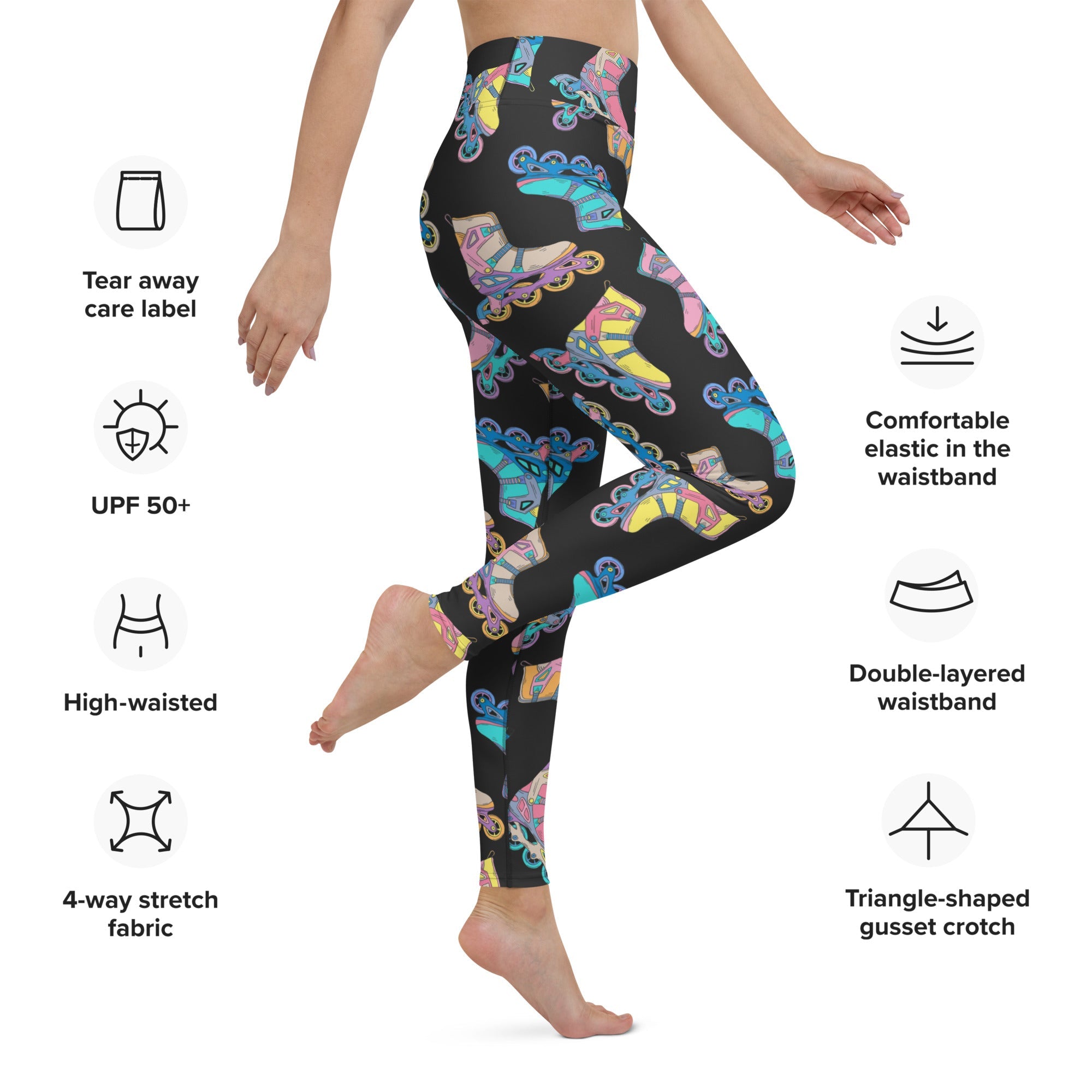 Skater's Groove Yoga Leggings