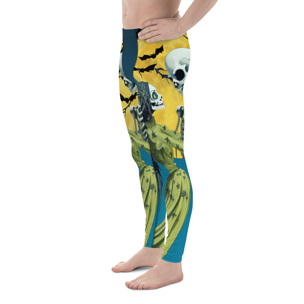 Skeleton and Zombie Men's Leggings