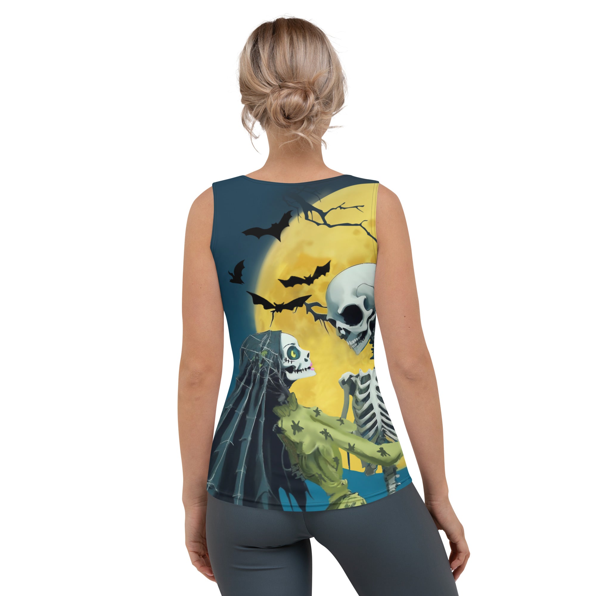 Skeleton and Zombie Tank Top