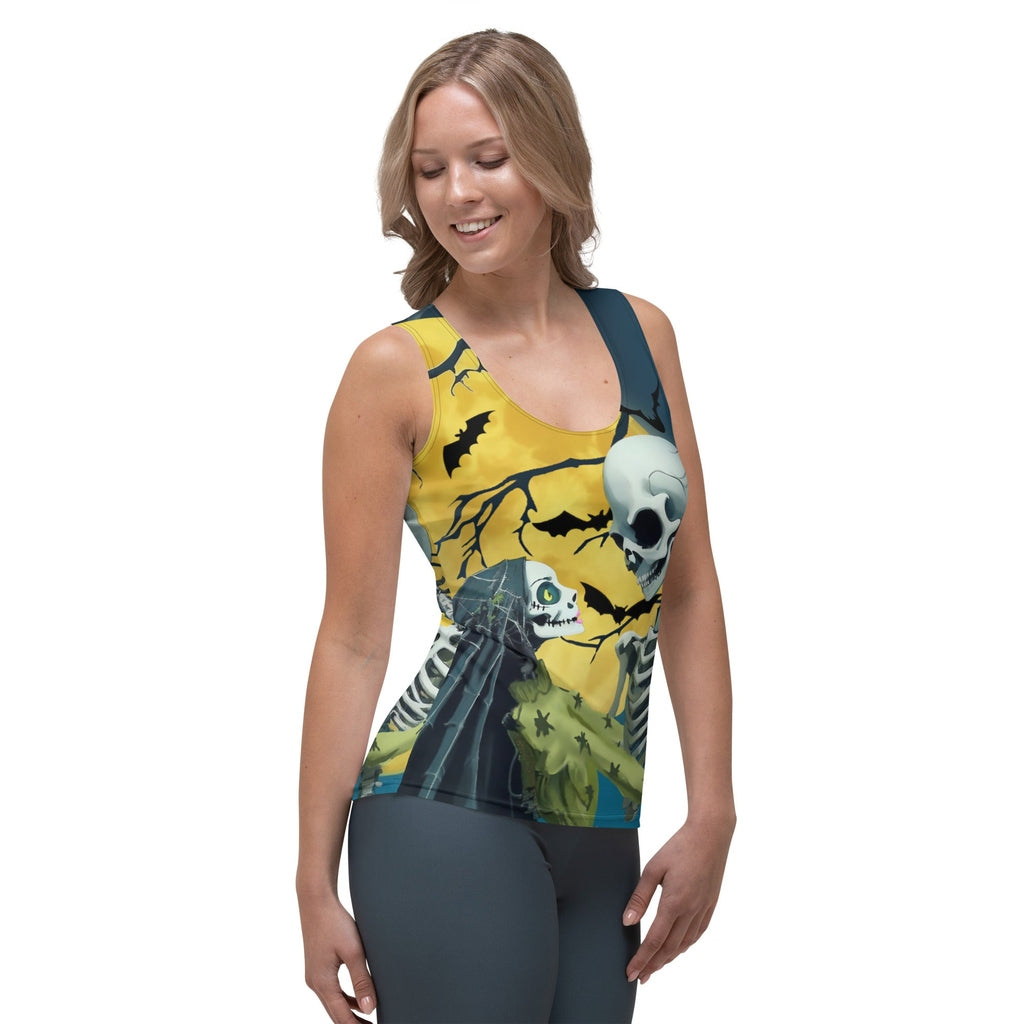 Skeleton and Zombie Tank Top