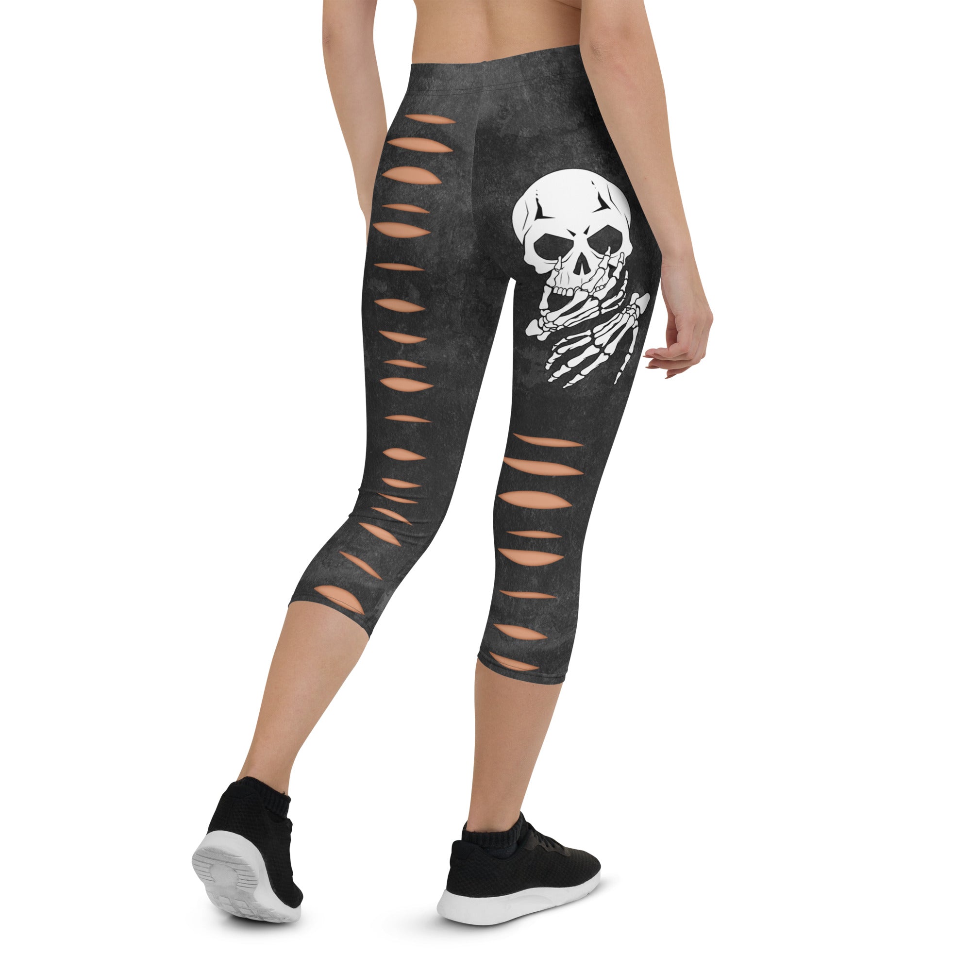 Skeleton Cut Outs Capris