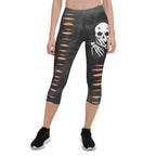 Skeleton Cut Outs Capris
