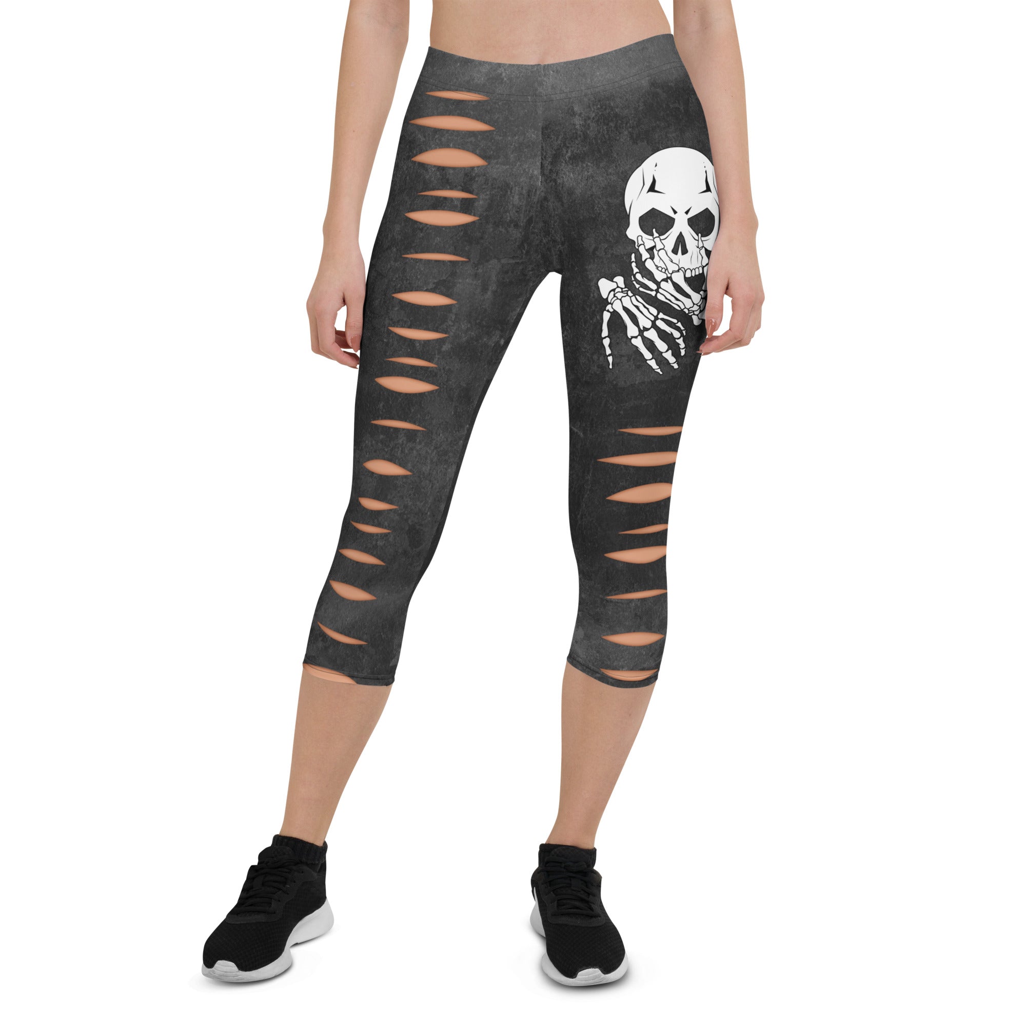 Skeleton Cut Outs Capris