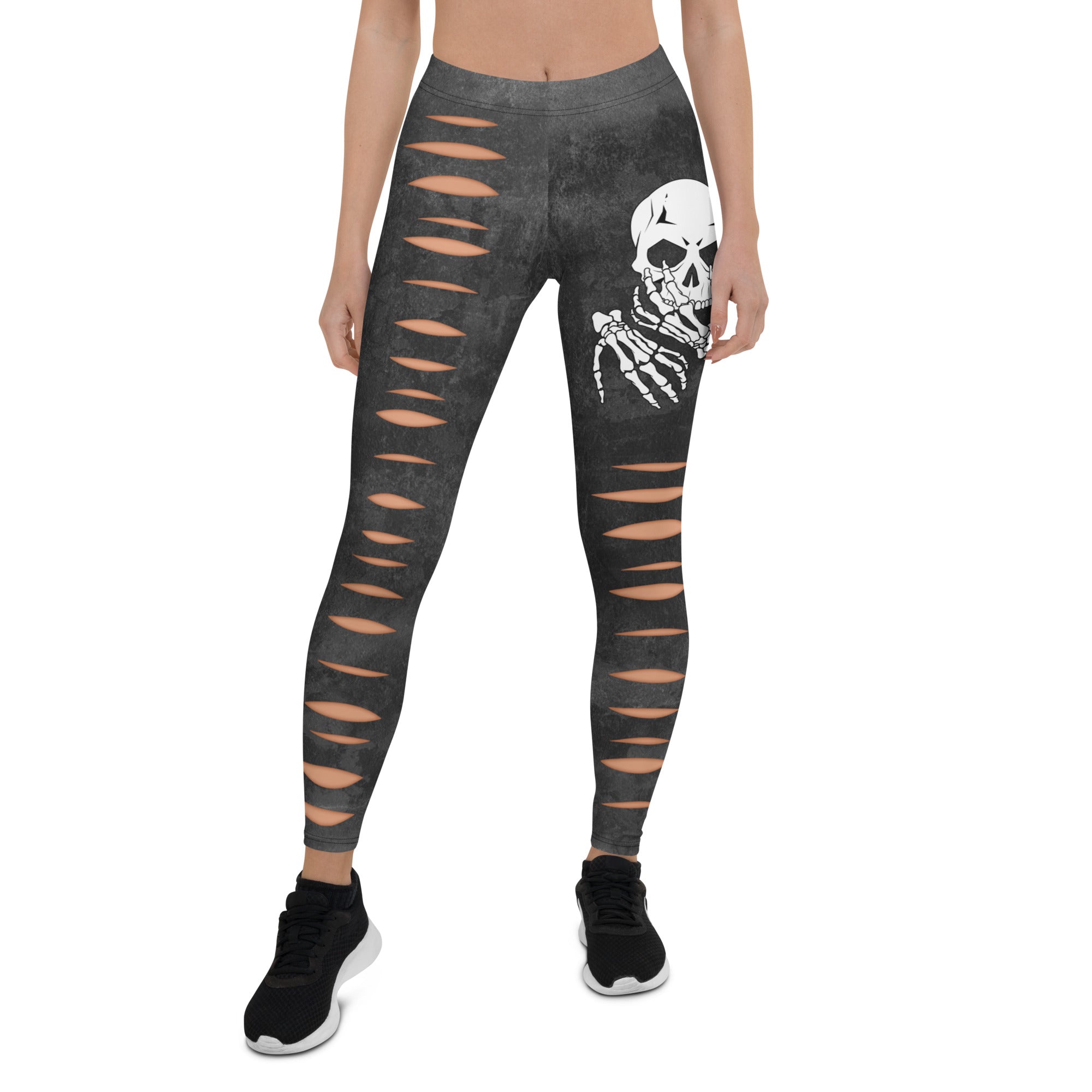 Skeleton Cut Outs Leggings