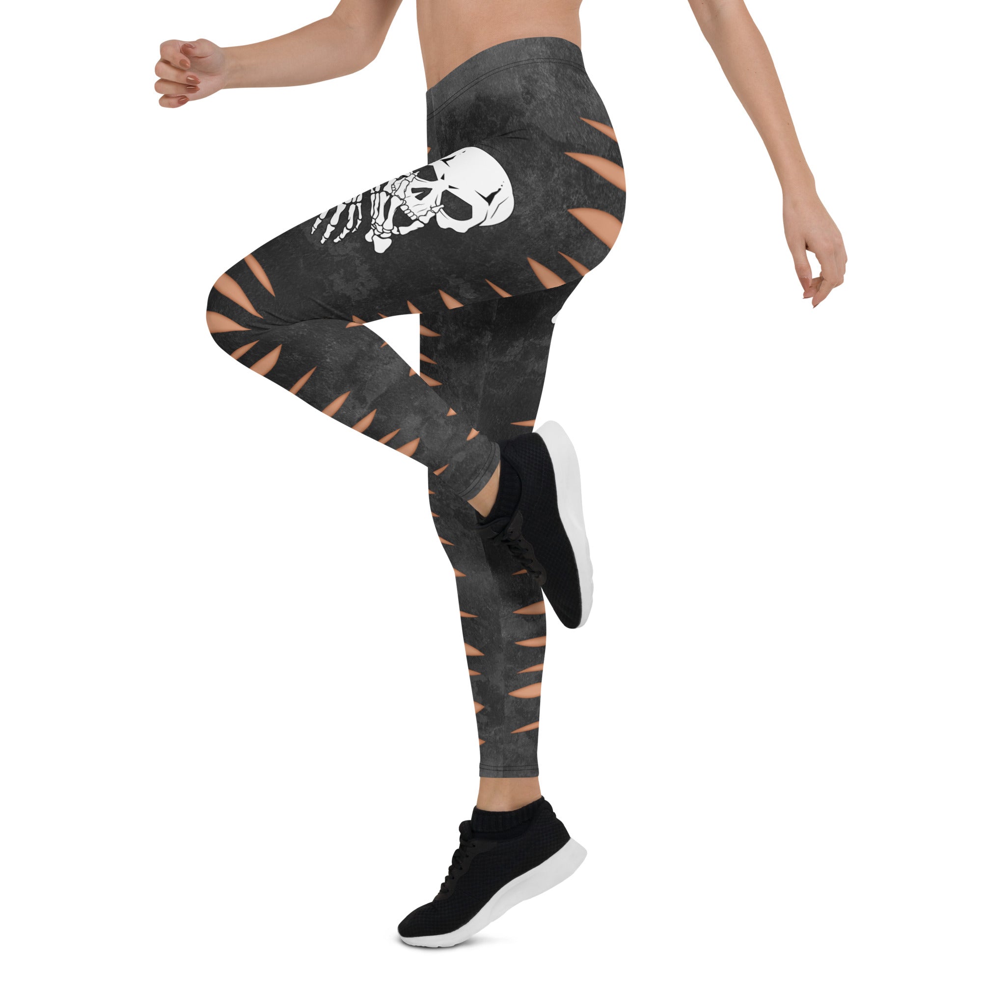 Skeleton Cut Outs Leggings