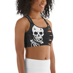 Skeleton Cut Outs Sports Bra