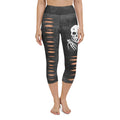 Skeleton Cut Outs Yoga Capris