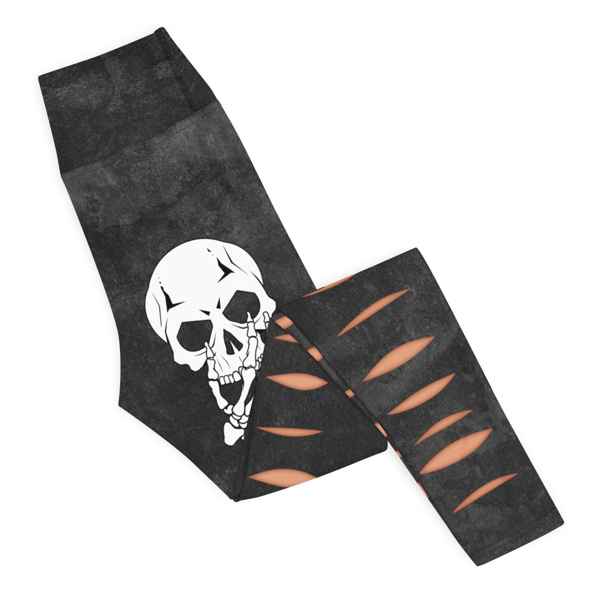 Skeleton Cut Outs Yoga Leggings