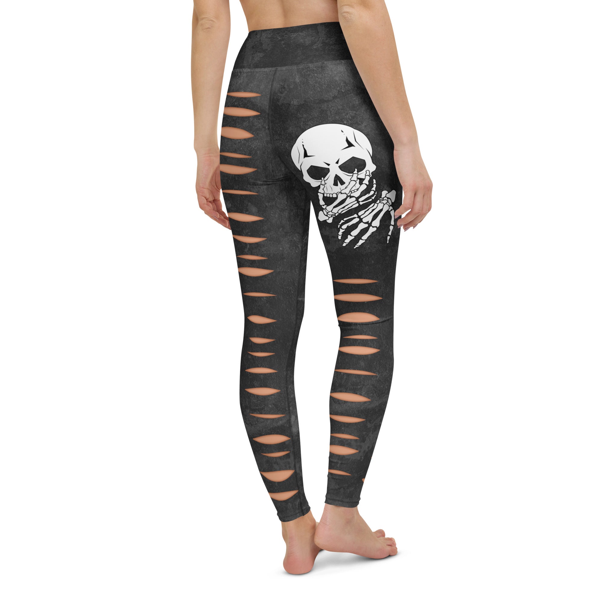 Skeleton Cut Outs Yoga Leggings