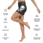 Skeleton Cut Outs Yoga Shorts