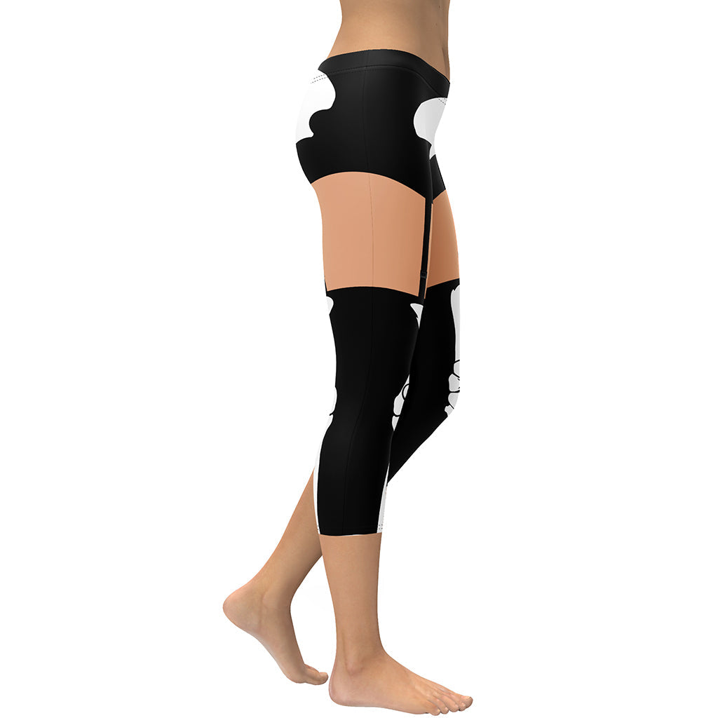 Skeleton Shorts Capris