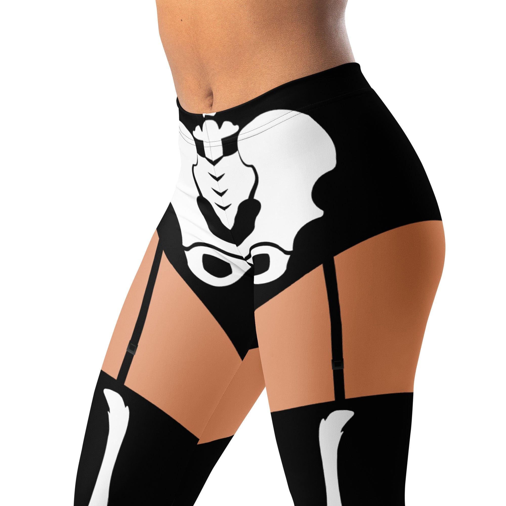 Skeleton Shorts Leggings