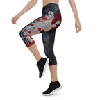 Skeleton & Woman Capris