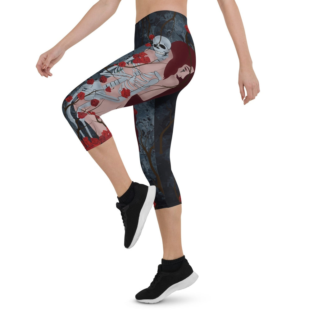 Skeleton & Woman Capris