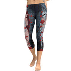 Skeleton & Woman Capris