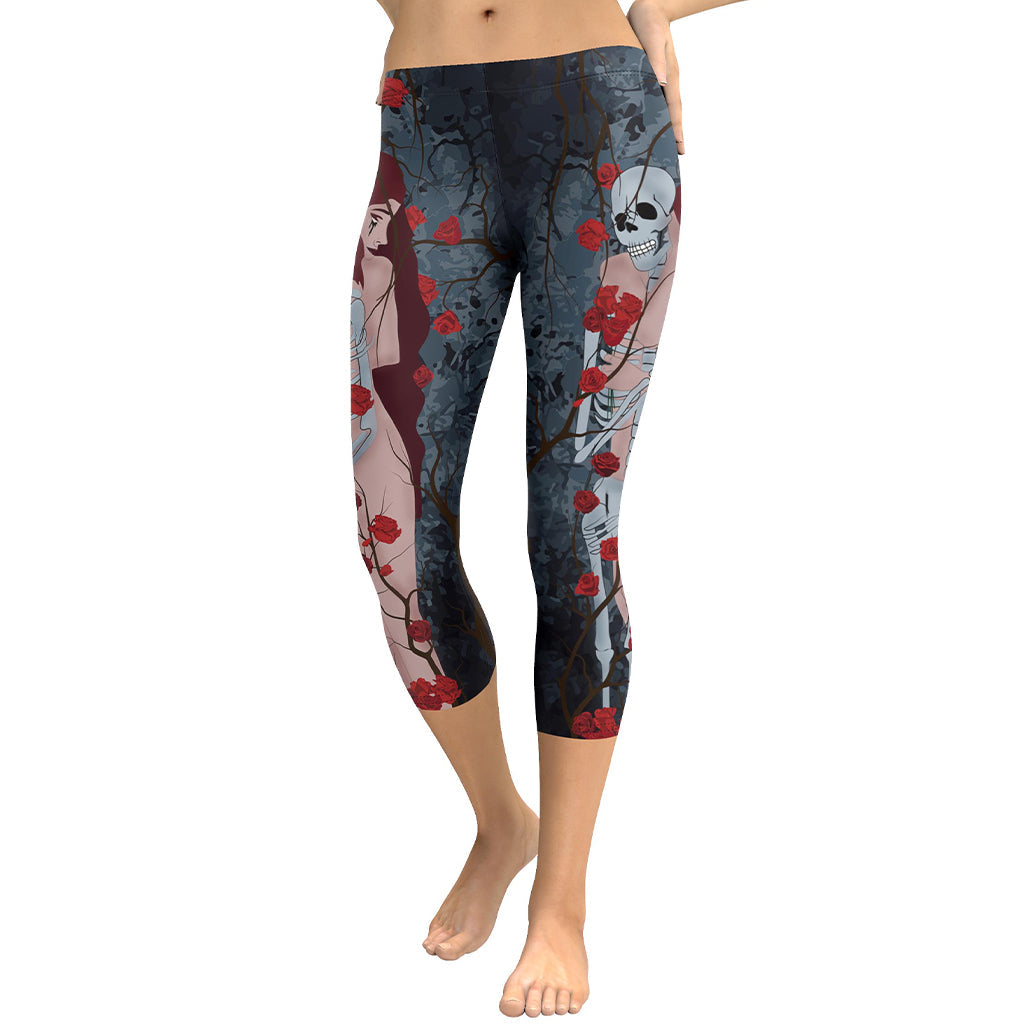 Skeleton & Woman Capris