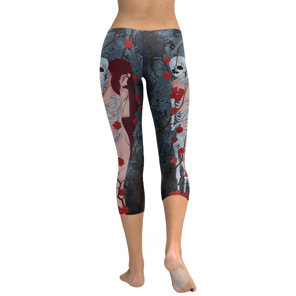 Skeleton & Woman Capris