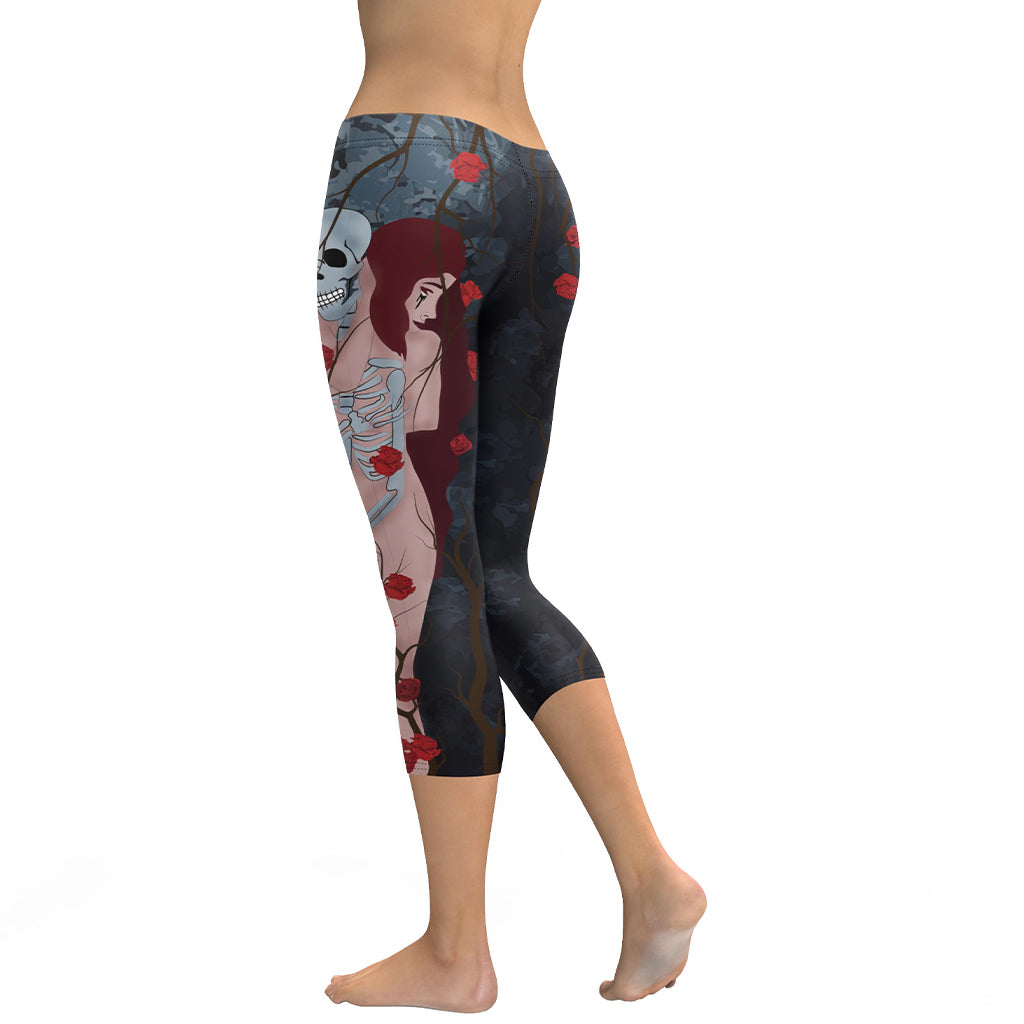 Skeleton & Woman Capris