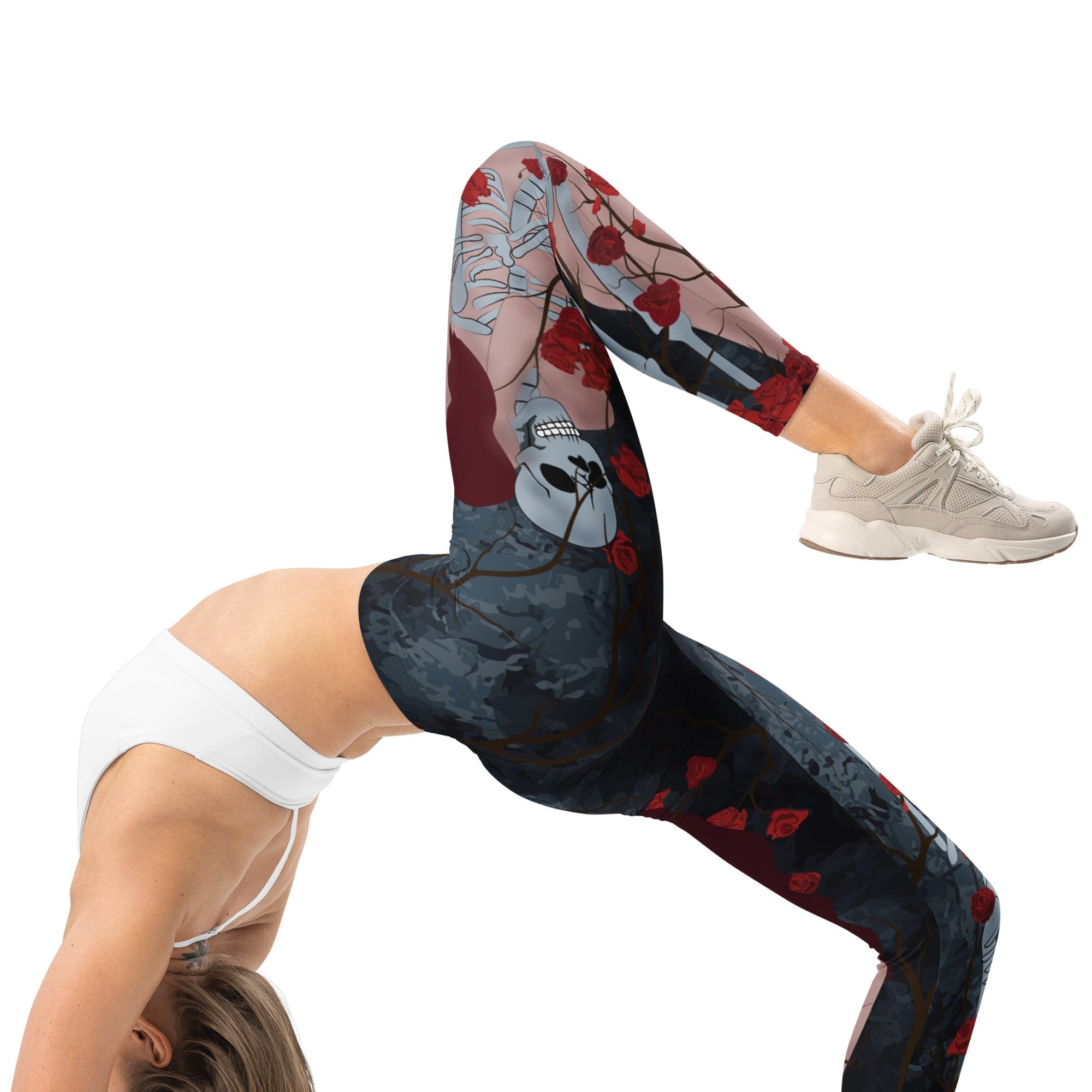 Skeleton & Woman Leggings