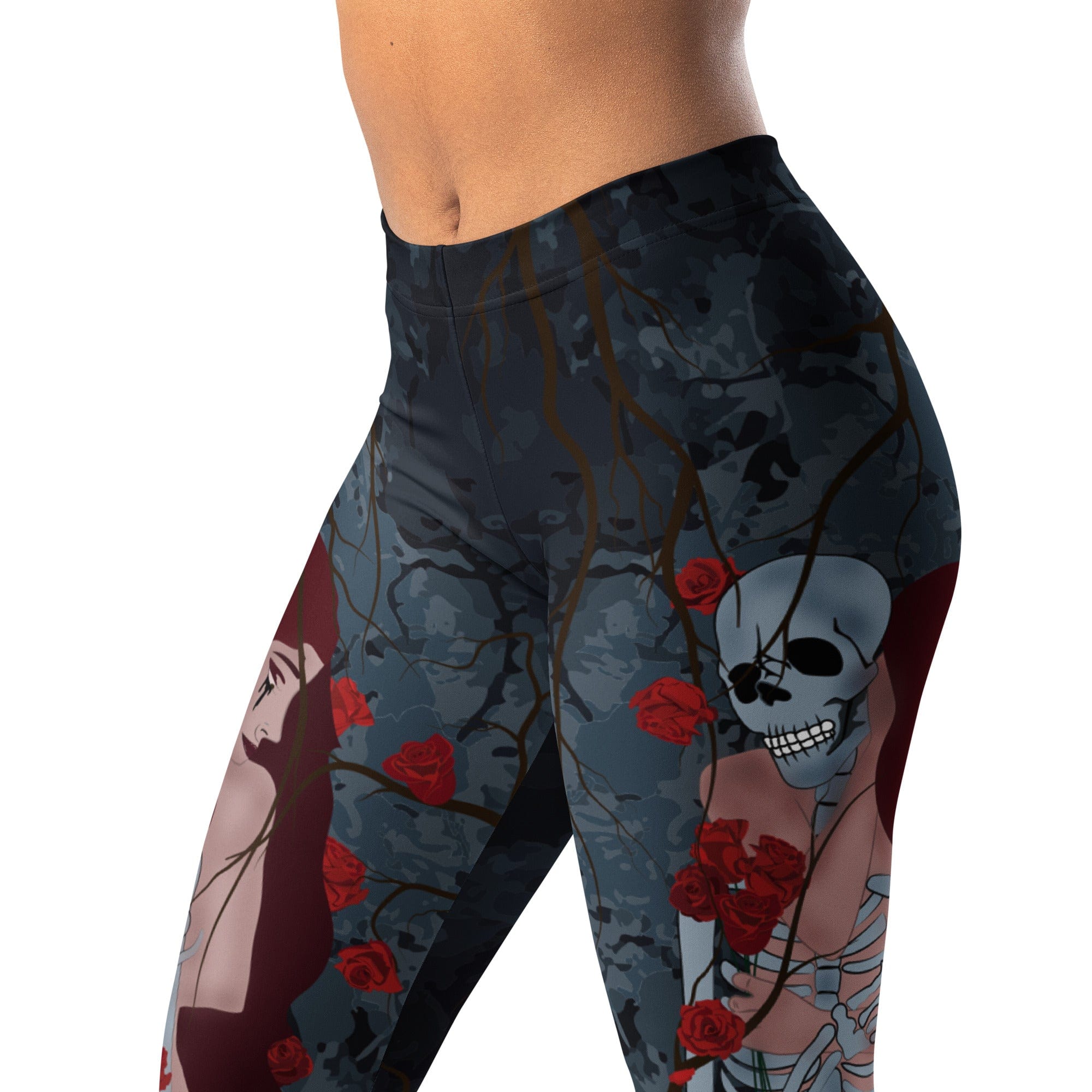 Skeleton & Woman Leggings