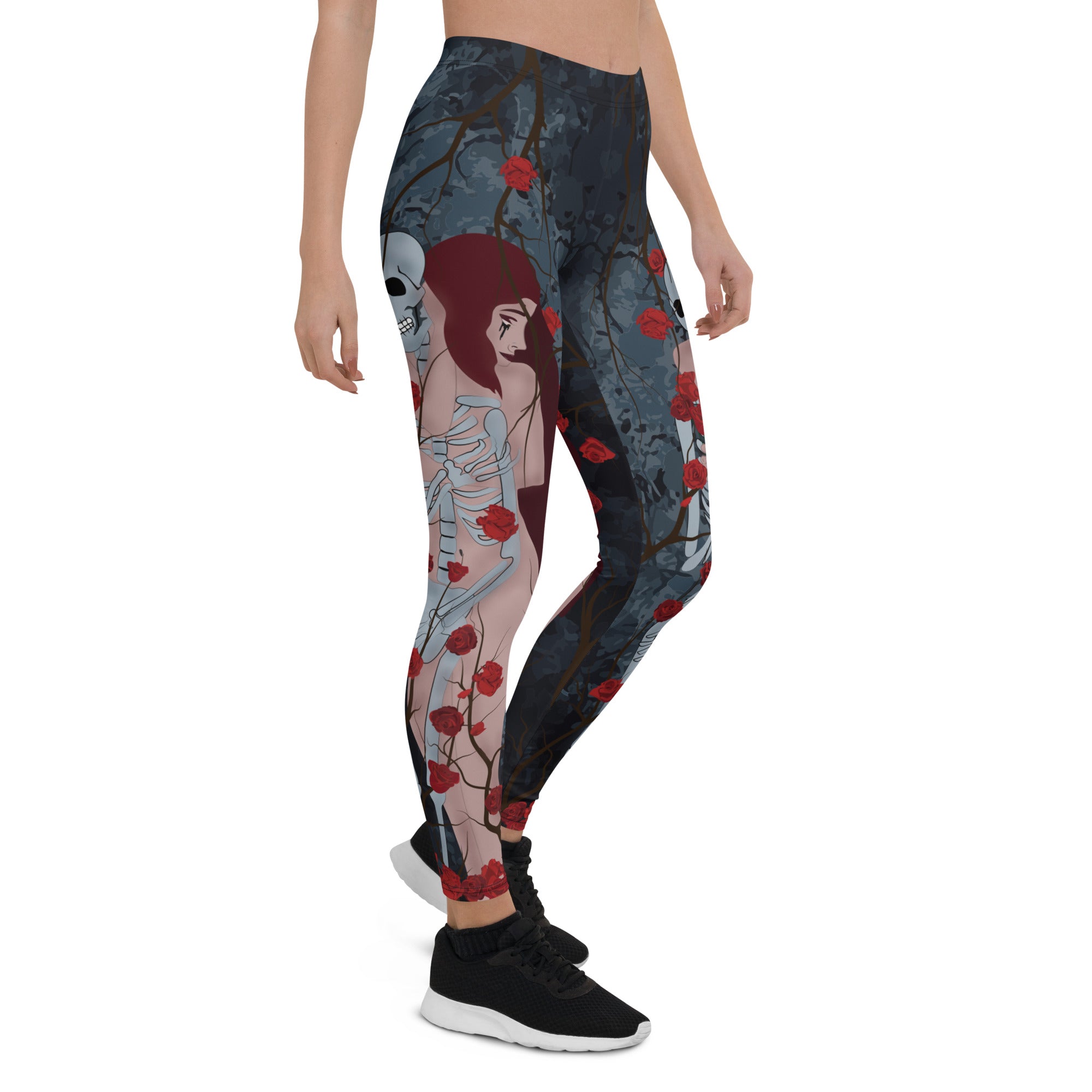 Skeleton & Woman Leggings