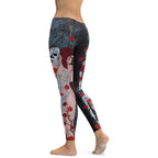Skeleton & Woman Leggings
