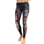 Skeleton & Woman Leggings