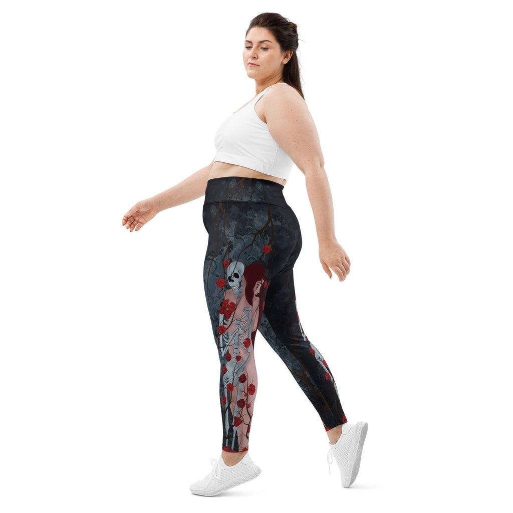 Skeleton & Woman Plus Size Leggings