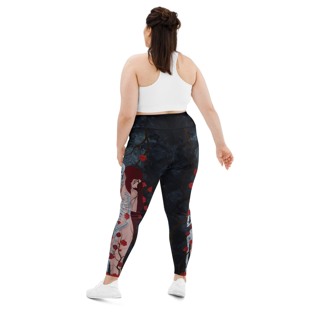Skeleton & Woman Plus Size Leggings