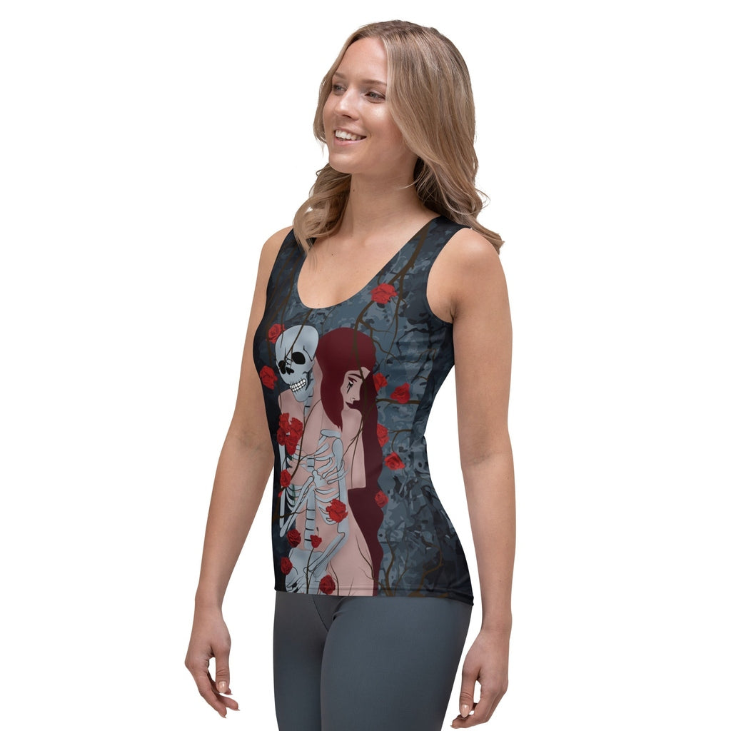 Skeleton & Woman Tank Top