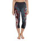 Skeleton & Woman Yoga Capris