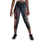 Skeleton & Woman Yoga Capris