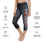 Skeleton & Woman Yoga Capris