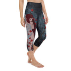 Skeleton & Woman Yoga Capris