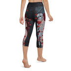 Skeleton & Woman Yoga Capris