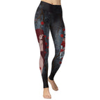 Skeleton & Woman Yoga Leggings