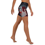 Skeleton & Woman Yoga Shorts
