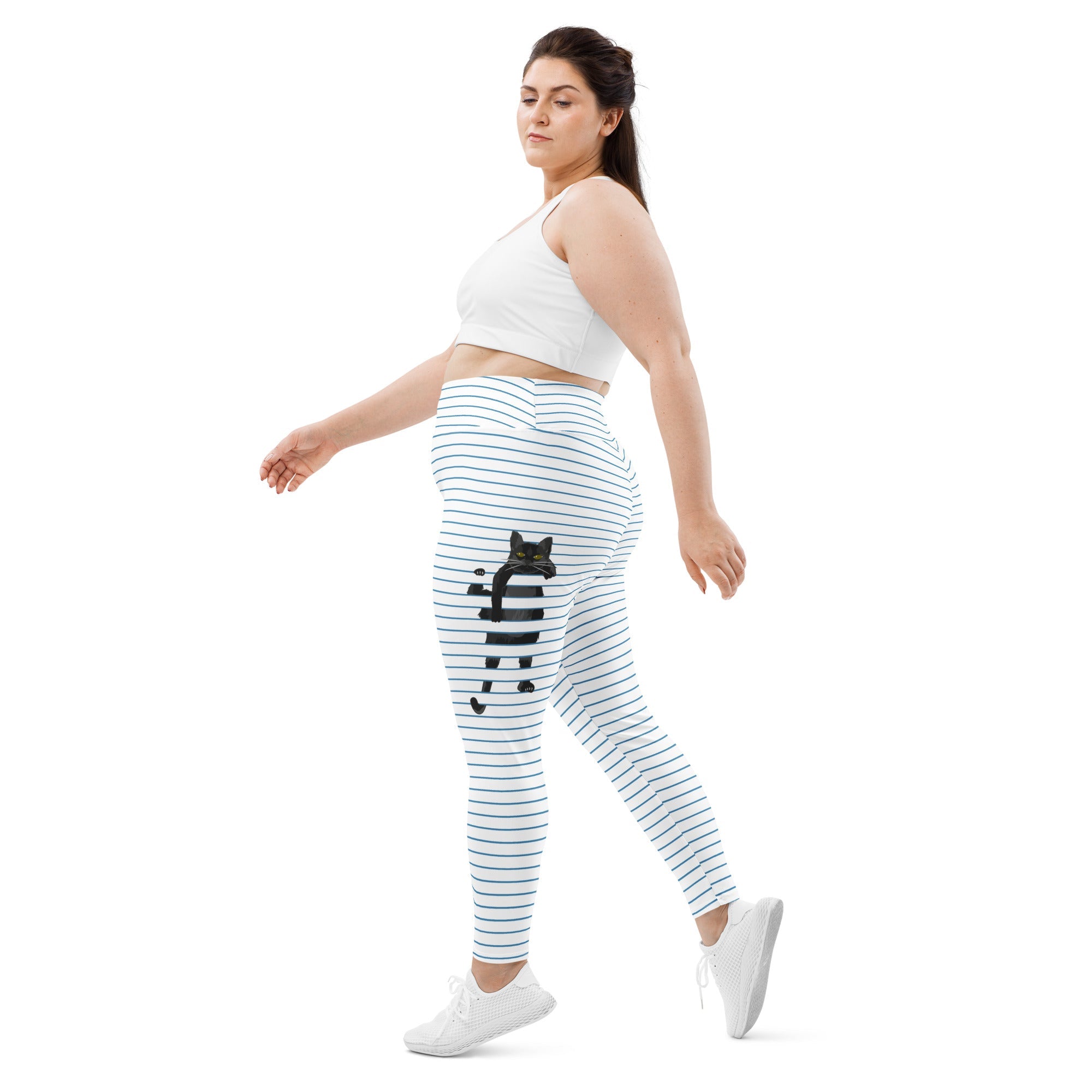 Sketchbook Cat Plus Size Leggings