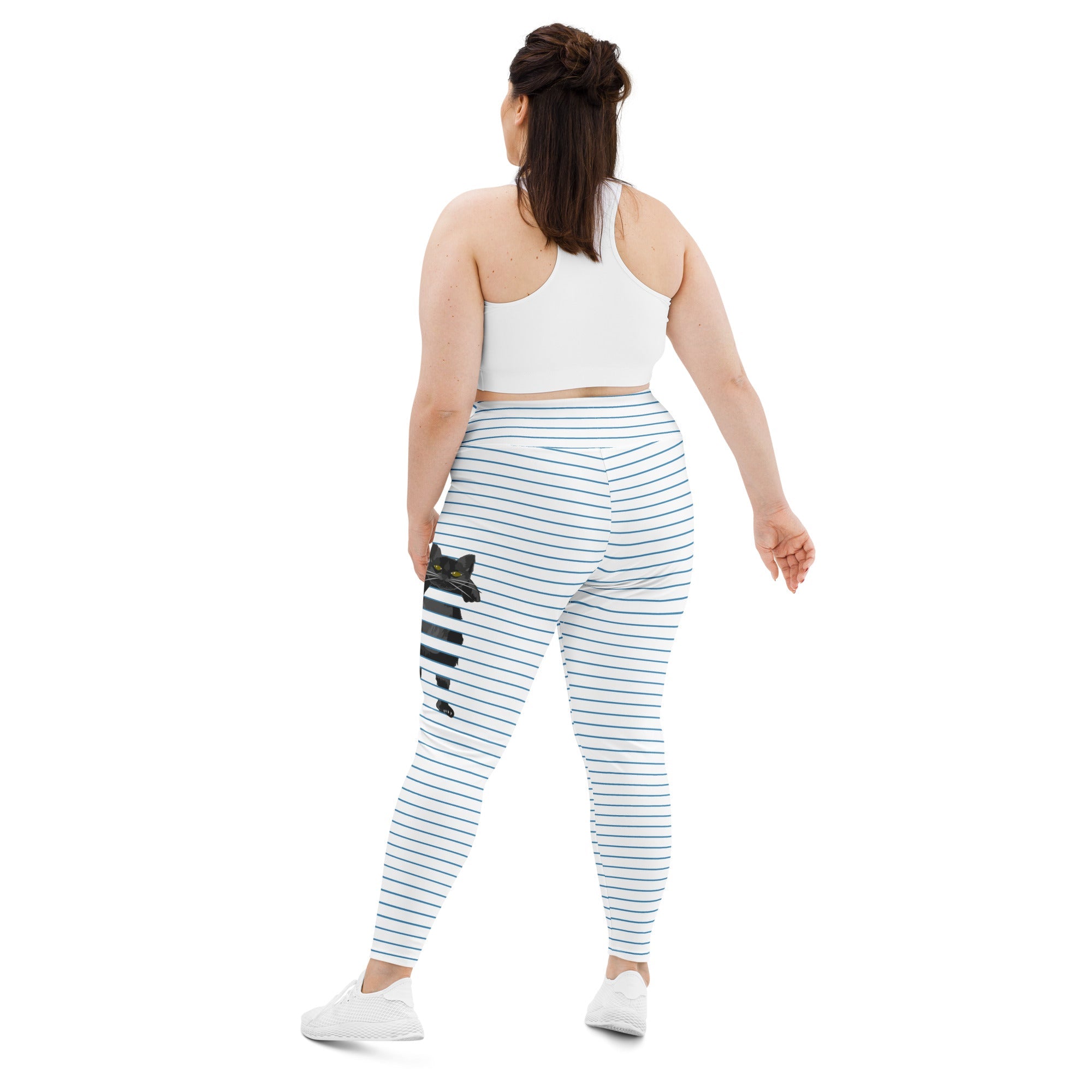 Sketchbook Cat Plus Size Leggings