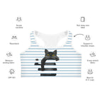 Sketchbook Cat Sports Bra