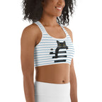 Sketchbook Cat Sports Bra